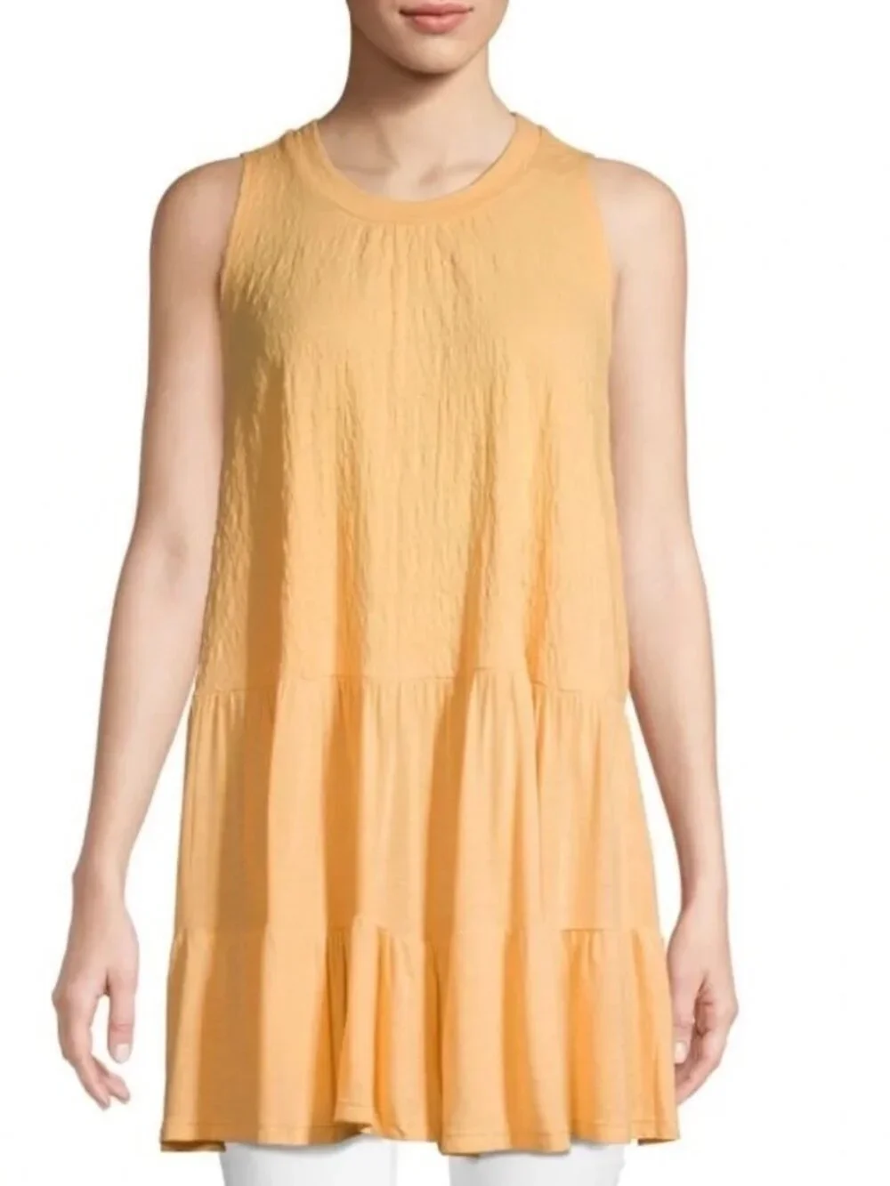 FREE PEOPLE - Right On Time Orange Tunic - Large
